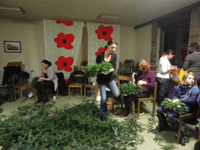 Adventkranzbinden 2011